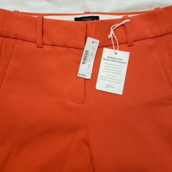 J. Crew Cameron slim crop pant in four-season stretch spice size 0 - Picture 4 of 10